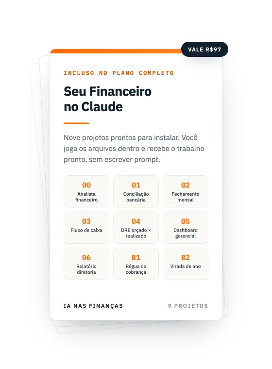 Seu Financeiro no Claude: 9 projetos prontos para instalar